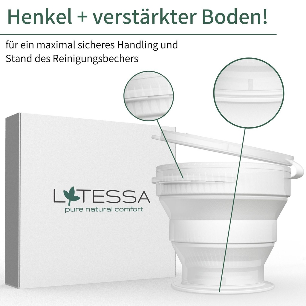LATESSA® Reinigungsbecher
