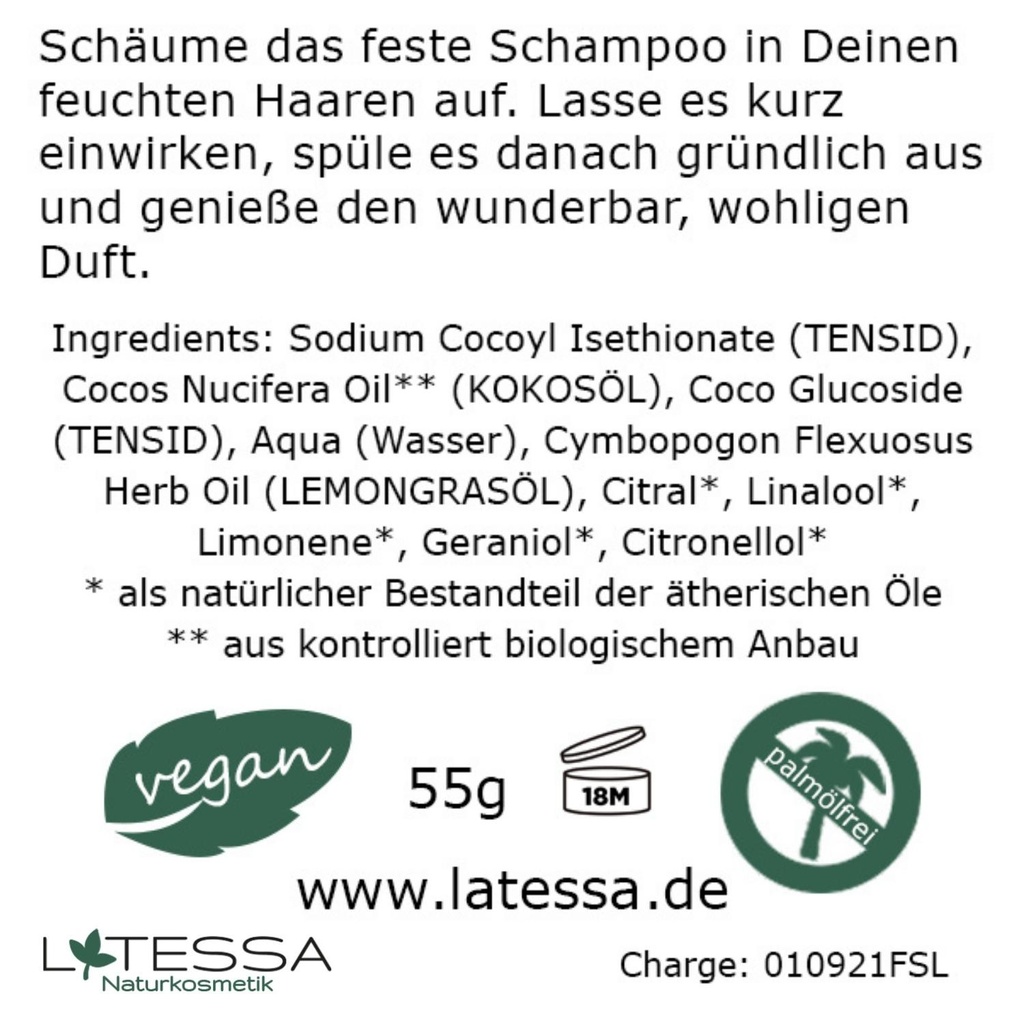 LATESSA® Festes Shampoo