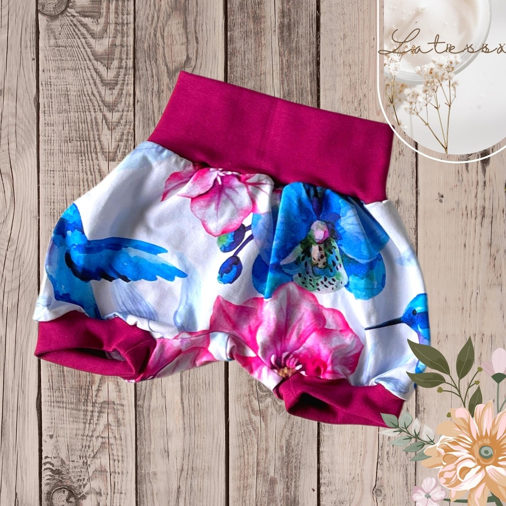 LATESSA® Baby Pumphose für Mädchen, kurz