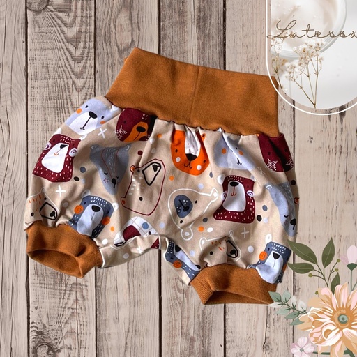 LATESSA® Baby Pumphose für Jungen, kurz